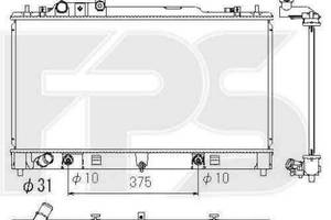 Радиатор охлаждения MAZDA 6 (GH) 2008-2010 FP 44 A851-X