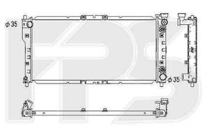 Радиатор охлаждения MAZDA 626 1992-1997 (GE) SDN / HB FP 44 A632-X