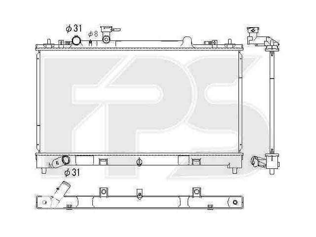 Радиатор охлаждения MAZDA (KOYORAD) FP 44 A1385-X