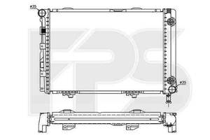 Радиатор охлаждения MERCEDES 124 1984-1996 (E-CLASS) FP 46 A214-X