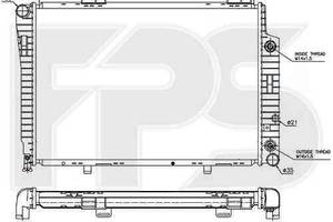 Радиатор охлаждения MERCEDES 202 1993-2000 (C-CLASS) FP 46 A205-X