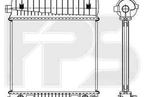 Радиатор охлаждения MERCEDES 202 1993-2000 (C-CLASS) FP 46 A246
