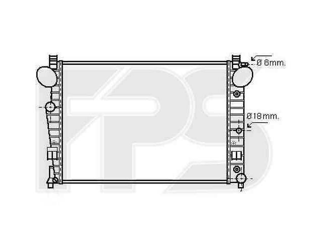 Радиатор охлаждения MERCEDES 220 1998-2002 (S-CLASS) FP 46 A1013