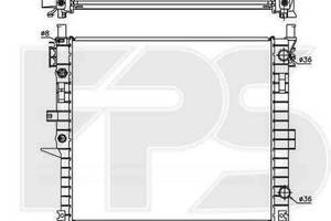 Радиатор охлаждения MERCEDES (BEHR) FP 46 A242-X