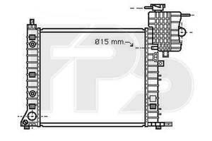 Радиатор охлаждения MERCEDES BUS VITO / V-CLASS 1996-2002 FP 46 A1010