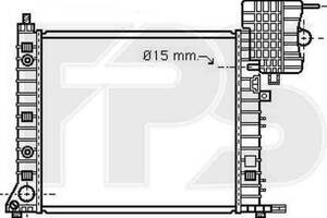 Радиатор охлаждения MERCEDES BUS VITO / V-CLASS 1996-2002 FP 46 A1010-X