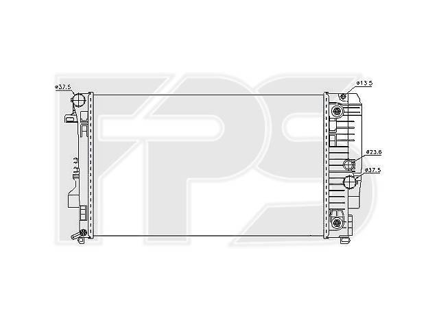 Радиатор охлаждения Mercedes Vito 639 АКПП (03-17) (FPS) FP 46 A77