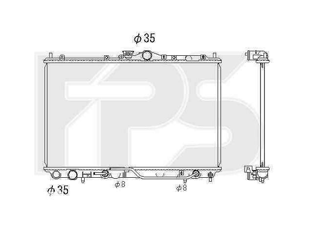 Радиатор охлаждения MITSUBISHI CARISMA 1995-2004 FP 48 A567-X