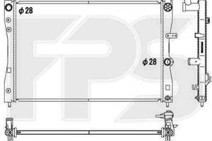 Радиатор охлаждения MITSUBISHI COLT 2004-2009 (Z30) FP 48 A1363-X