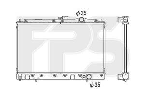 Радиатор охлаждения MITSUBISHI GALANT 1988-1993 (E30 / 39) FP 48 A554-X