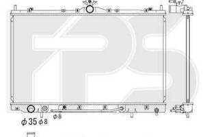 Радиатор охлаждения MITSUBISHI GRANDIS 2003-2011 FP 48 A08-X