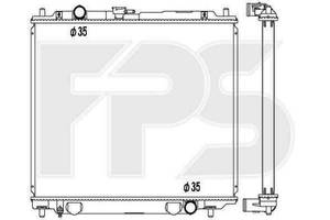 Радиатор охлаждения MITSUBISHI PAJERO II (V20) 1991-1999 FP 48 A1365-X