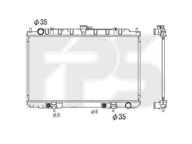 Радиатор охлаждения NISSAN MAXIMA 2000-2006 QX (A33) FP 50 A75