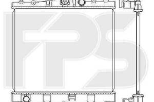 Радиатор охлаждения NISSAN MICRA 2003-2010 (K12) FP 50 A1334-X