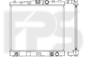 Радиатор охлаждения NISSAN MICRA 2003-2010 (K12) FP 50 A1347