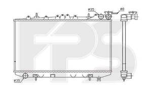 Радиатор охлаждения NISSAN PRIMERA 1991-1996 (P10) SDN / HB FP 50 A597-X
