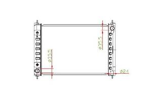 Радиатор охлаждения NISSAN Teana(06-) Glyser 242996