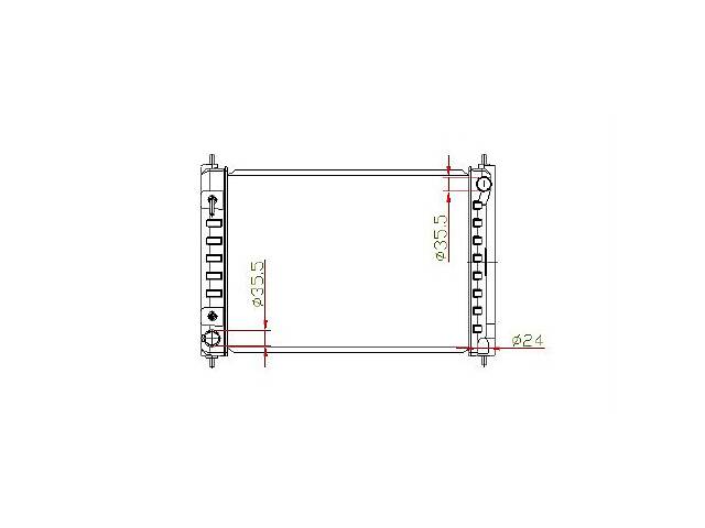 Радиатор охлаждения NISSAN Teana(06-) Glyser 242996