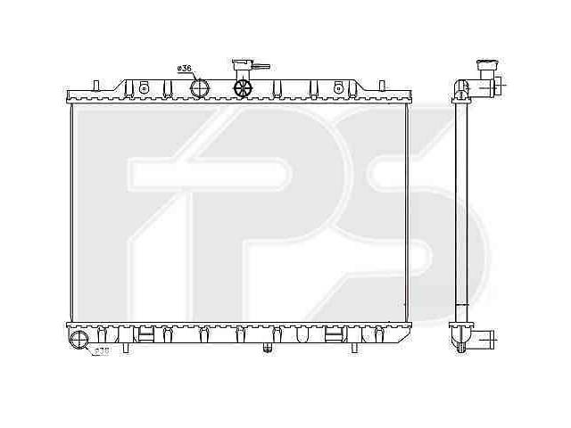 Радиатор охлаждения NISSAN X-TRAIL 2008-2010 FP 50 A385-X