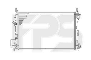 Радиатор охлаждения OPEL (FPS) FP 52 A1093