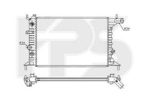 Радиатор охлаждения Opel (FPS) FP 52 A281-X