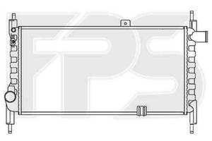 Радиатор охлаждения OPEL KADETT E 1.4 i 1985-1991 FP 52 A250