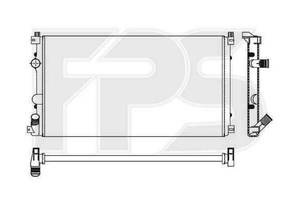 Радиатор охлаждения OPEL MOVANO 2003-2009 FP 56 A360-X