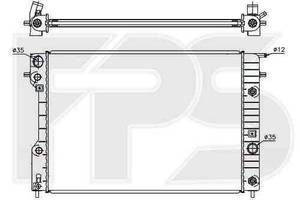 Радиатор охлаждения OPEL OMEGA B 1994-1999 FP 52 A318-X