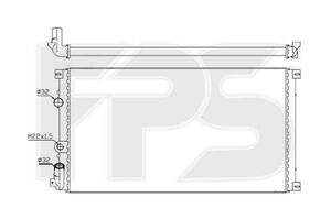 Радиатор охлаждения OPEL / RENAULT (FPS) FP 56 A930