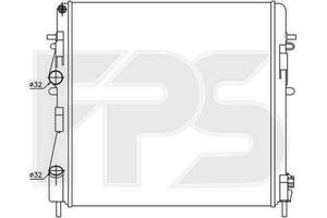 Радиатор охлаждения RENAULT (FPS) FP 56 A1152