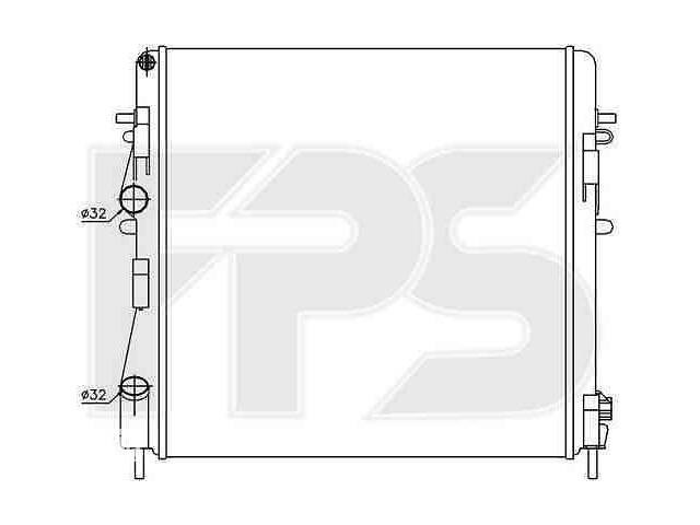 Радиатор охлаждения RENAULT (FPS) FP 56 A1152