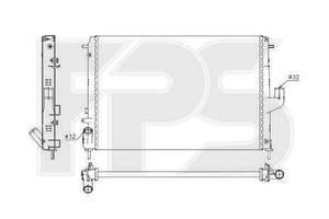 Радиатор охлаждения RENAULT (NRF) FP 56 A145