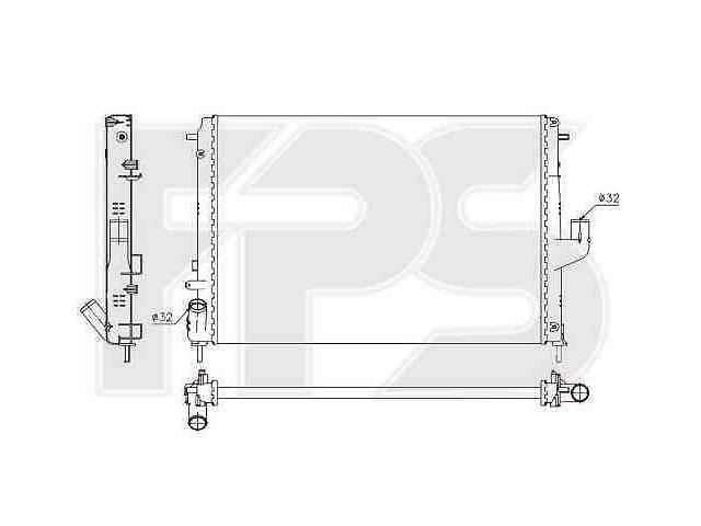 Радиатор охлаждения RENAULT (NRF) FP 56 A145