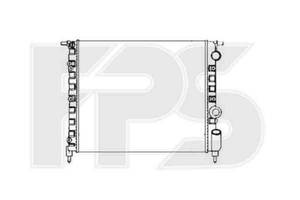 Радиатор охлаждения RENAULT R21 1989-1995 FP 56 A377-P