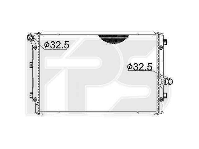 Радиатор охлаждения Skoda Octavia A5, Yeti, VW Caddy 11-, Golf VI, Passat B6 - 2.0 TDI (FPS) FP 74 A1216