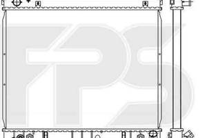 Радиатор охлаждения Ssangyong (Nissens)  FP 66 A1424