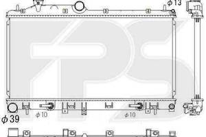 Радиатор охлаждения SUBARU FORESTER 2008-2012 FP 67 A98-X