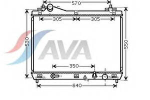 Радиатор охлаждения SUZUKI Grand Vitara Glyser 362102 (2005-2012)