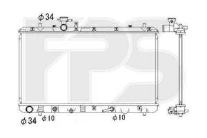 Радиатор охлаждения Suzuki SX4 (06-14) 1.6 АКПП (Koyorad) FP 68 A95-X