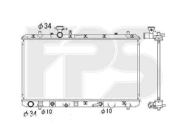 Радиатор охлаждения Suzuki SX4 (06-14) 1.6 МКПП (Koyorad) FP 68 A96-X
