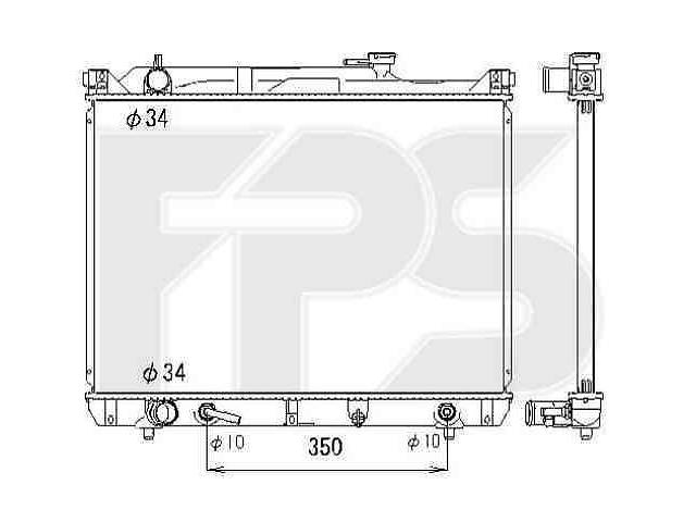 Радиатор охлаждения SUZUKI VITARA GRAND 1998-2005 FP 68 A518-X