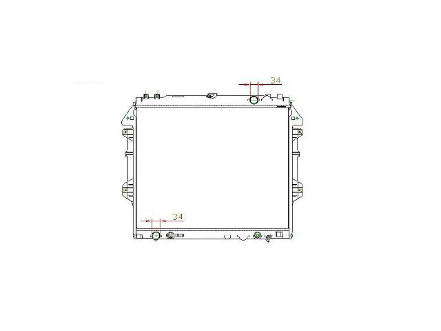 Радиатор охлаждения TOYOTA 4Runner (05-) Glyser 372998