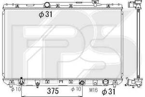 Радиатор охлаждения TOYOTA CAMRY 1992-1996 (XV10) FP 70 A531-X