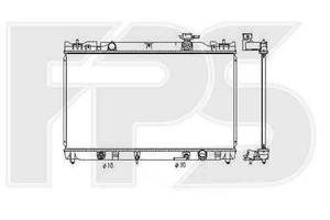 Радиатор охлаждения TOYOTA CAMRY 2002-2006 (XV30) FP 70 A1182