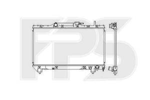 Радиатор охлаждения TOYOTA CARINA E 1992-1997 FP 70 A520-X