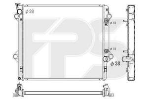 Радиатор охлаждения TOYOTA LAND CRUISER PRADO 2003-2009 (J12) FP 70 A1312-X