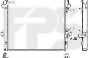 Радиатор охлаждения TOYOTA LAND CRUISER PRADO 2003-2009 (J12) FP 70 A1312-X