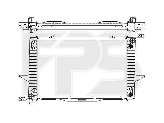 Радиатор охлаждения VOLVO (NRF)  FP 72 A489-X