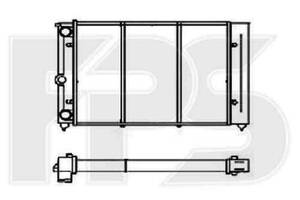 Радиатор охлаждения VW Golf II 1983-1991 безнин 1.3, без кондиционера FP 74 A819