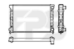 Радиатор охлаждения VW PASSAT 1988-1993 (B3) FP 74 A407